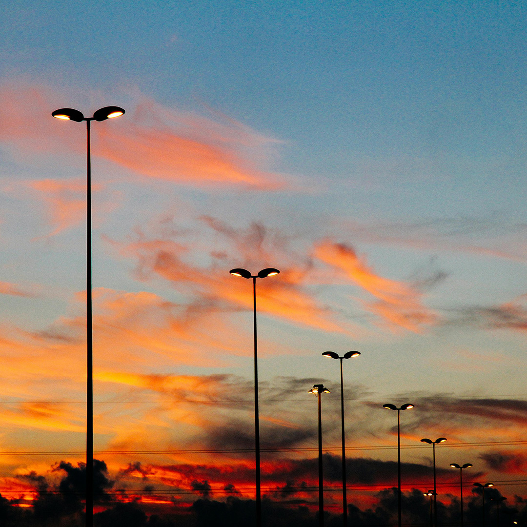 Street light installation for government
